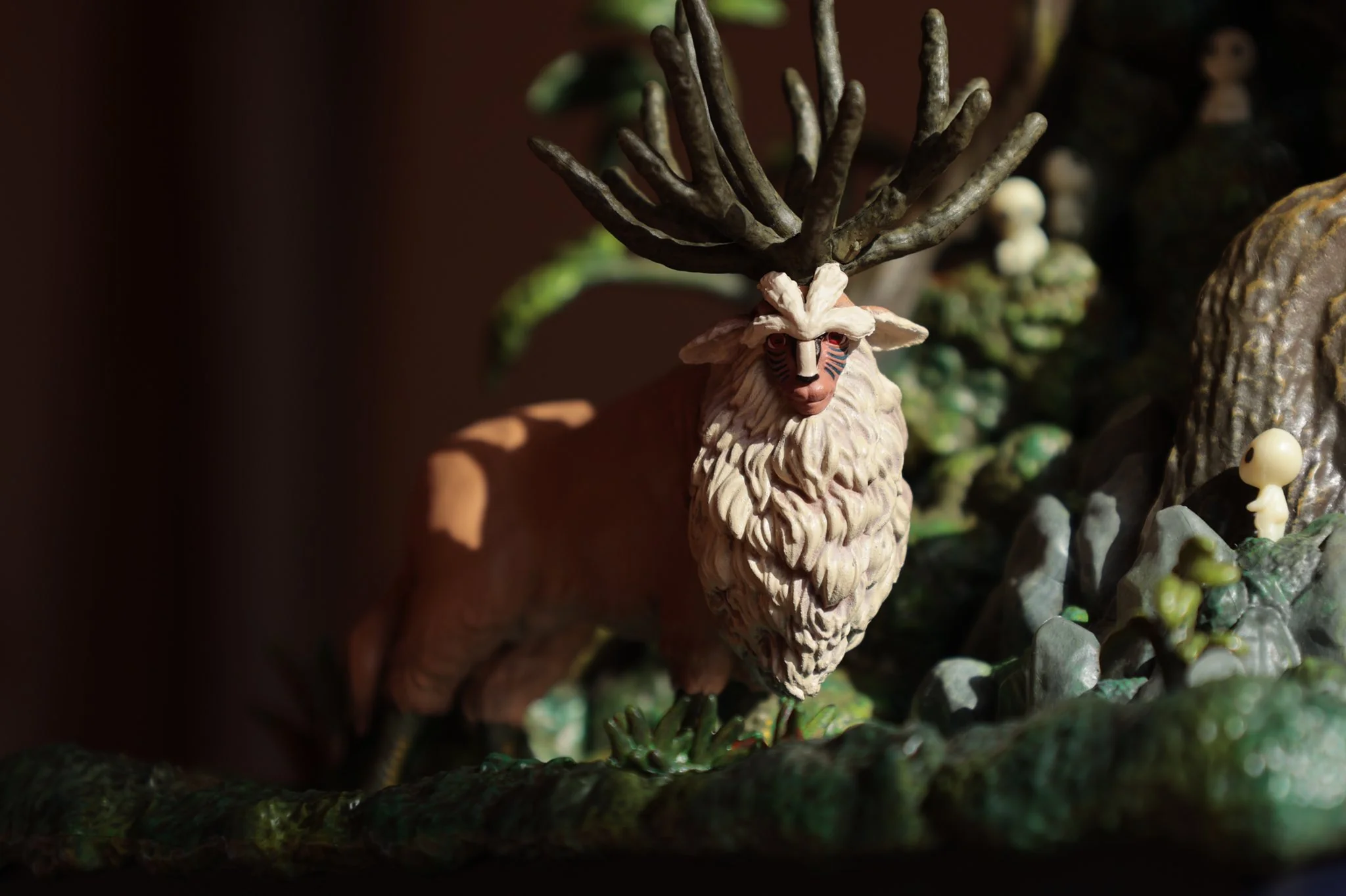Official Studio Ghibli Princess Mononoke Water Garden • Forest Spirit Bonsai Diorama Fountain - Image 6