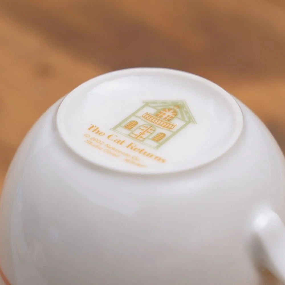 Official Ghibli Baron Tea Cup • Whisper of the Heart, The Cat Returns Mug Cup • Japanese Ceramic Tableware - Image 4