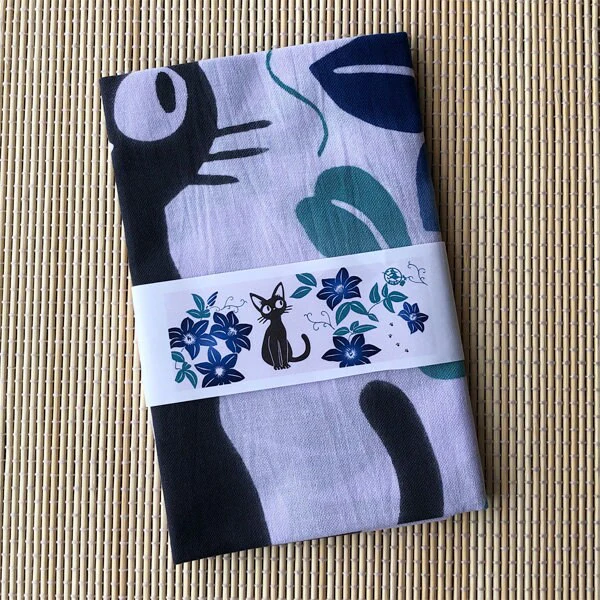 Official Ghibli Wall Hanging Hand-dyed • Kikis Delivery Service Tenugui/Wall Decor/Tapestry/Interior Decoration - Image 5