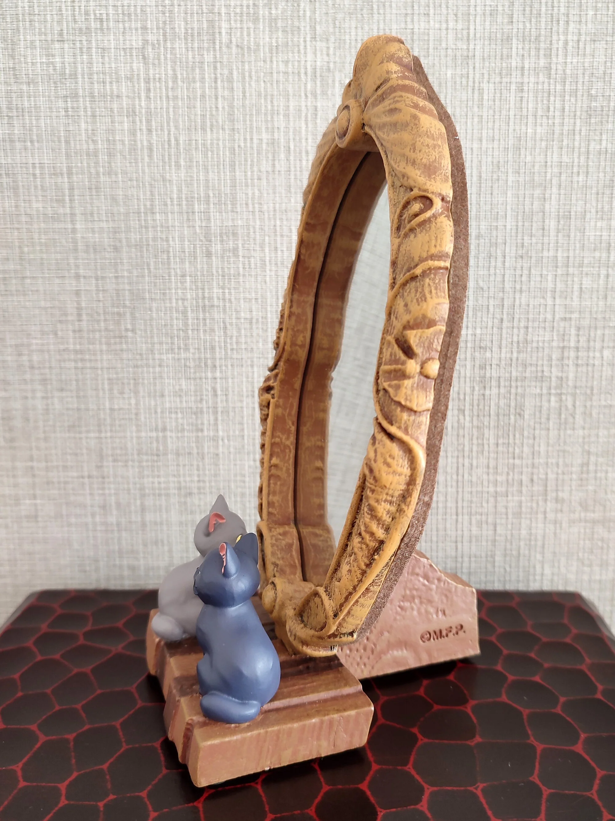 Official Mary And The Witchs Flower Table Mirror+Plush • Tib and Gib Cats Figure/Figurine/Interior Home Decor • Original Studio Ponoc Gift - Image 3